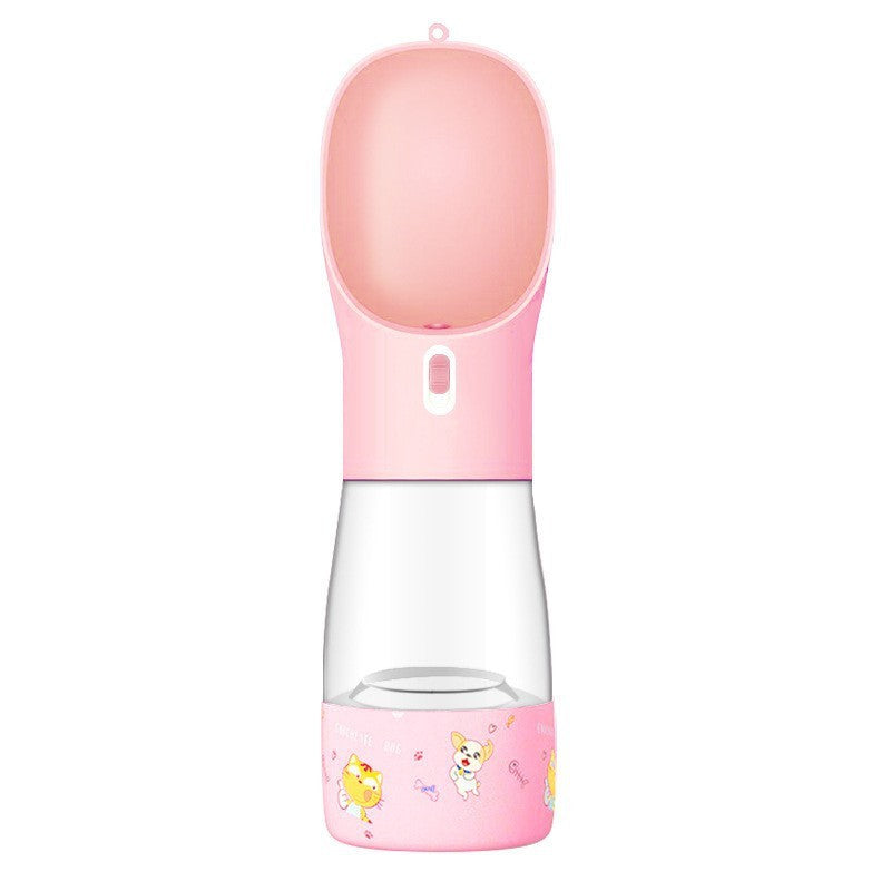 Bouteille d’eau portable pour chien avec gamelle