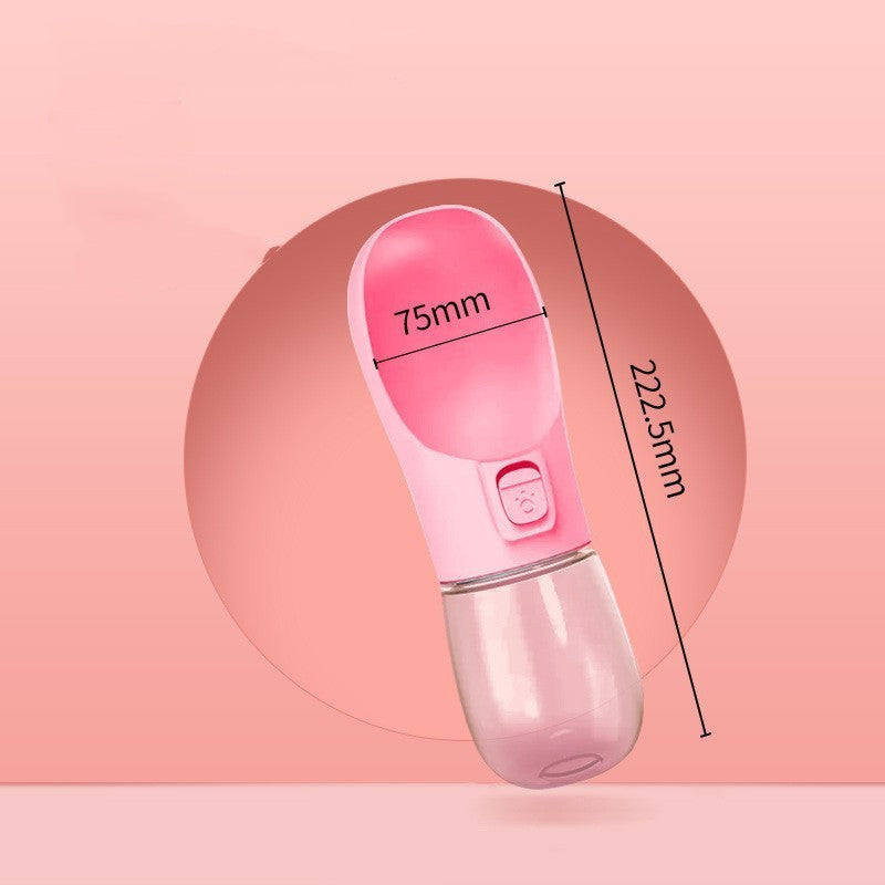 Bouteille d’eau portable pour chien avec gamelle