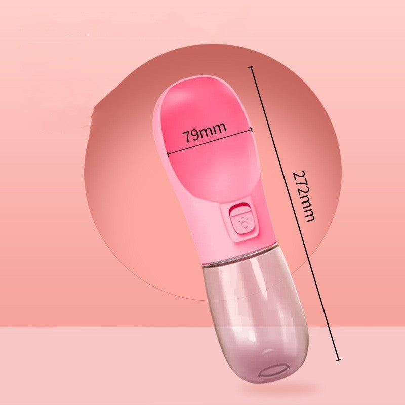 Bouteille d’eau portable pour chien avec gamelle